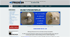 Desktop Screenshot of precision-props.com